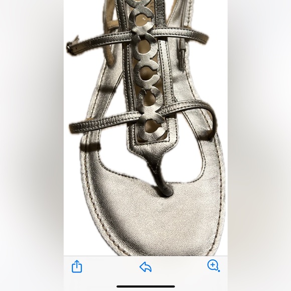 Coach Silver Women's Sandals - Picture 7 of 12
